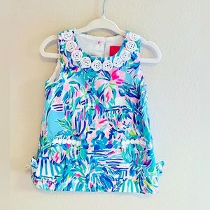 EUC Lilly Pullitzer 12-18m baby/toddler dress w pockets & matching bloomers